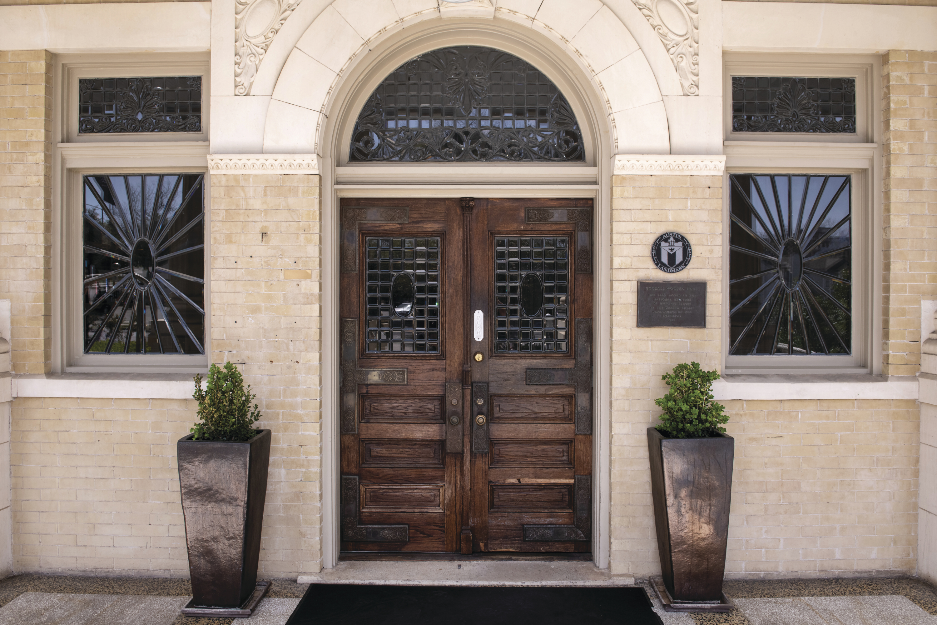 One of the entryways for Hotel Ella.