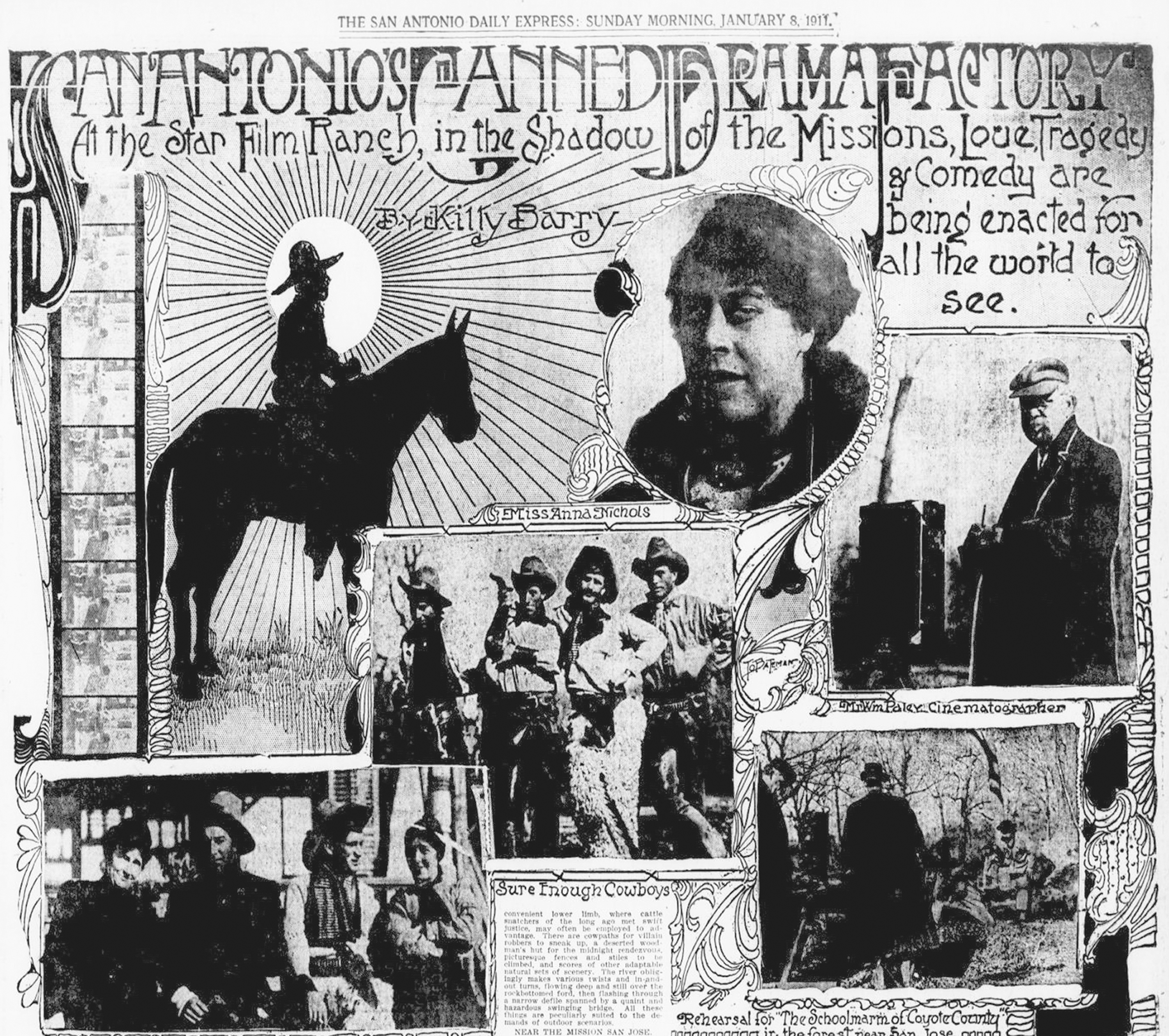 1911 newspaper article
