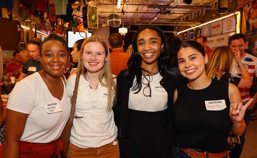 Longhorns at the Texas Exes Houston Chapter Burnt Orange Bash 2026.