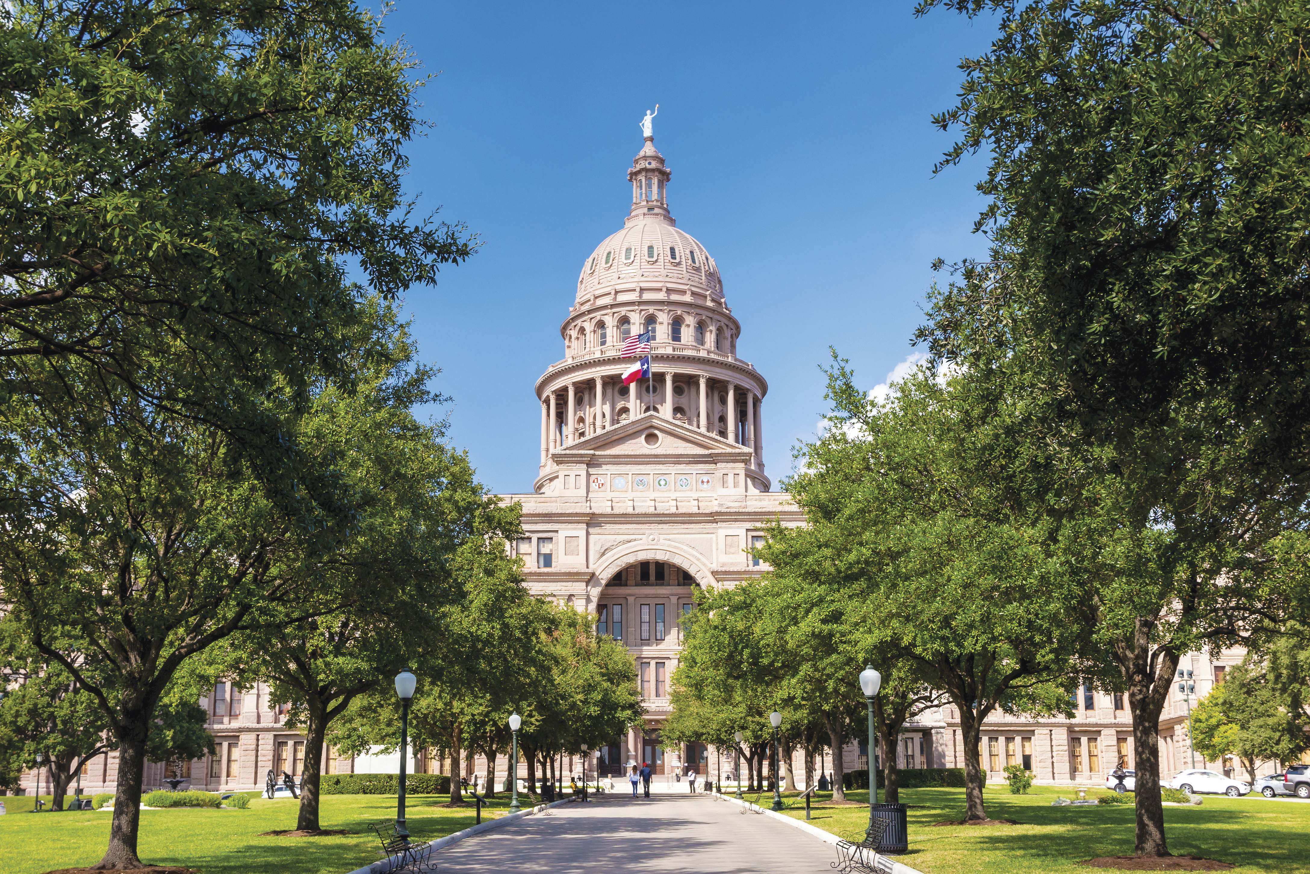 Texas,State,Capitol,Building,In,Austin,,Tx.