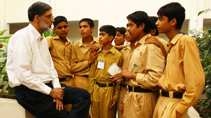 Syed Asaad Ayub Ahmad president and CEO of the Citizens Foundation.