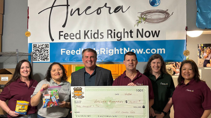Ancora Ministries received a grant from Hill Country Rally for Kids