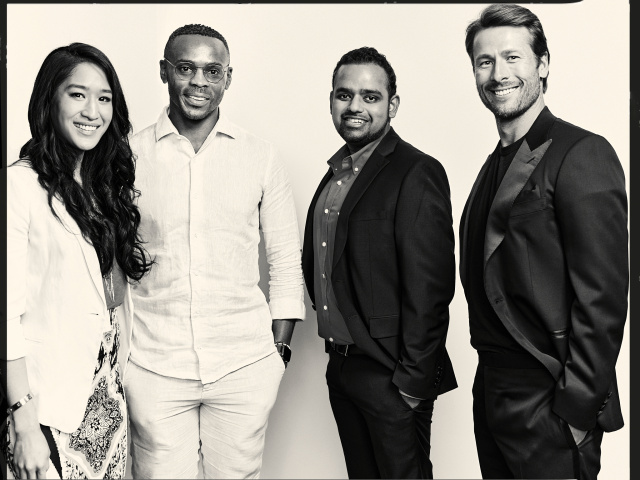 TheFrom left, Dr. Amy Faith Ho, C.C. Melvin Ike, Kovid Gupta, Glen Powell.