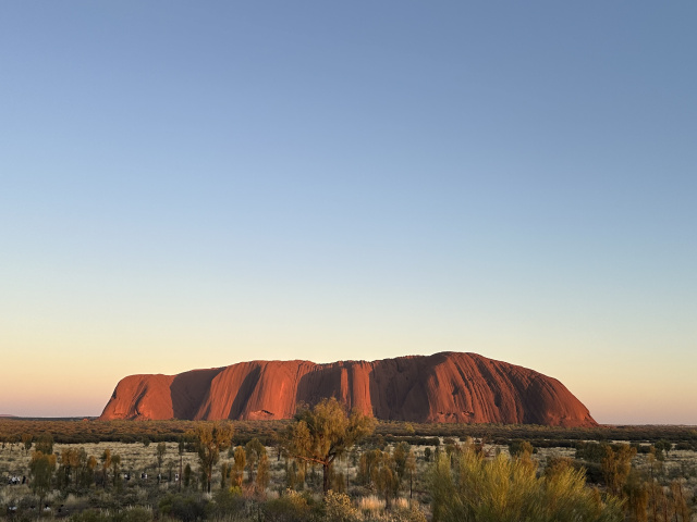 Ayers Rock at sunrise