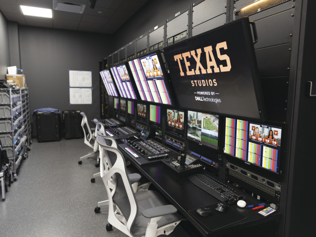 The interior of Texas Studios. 