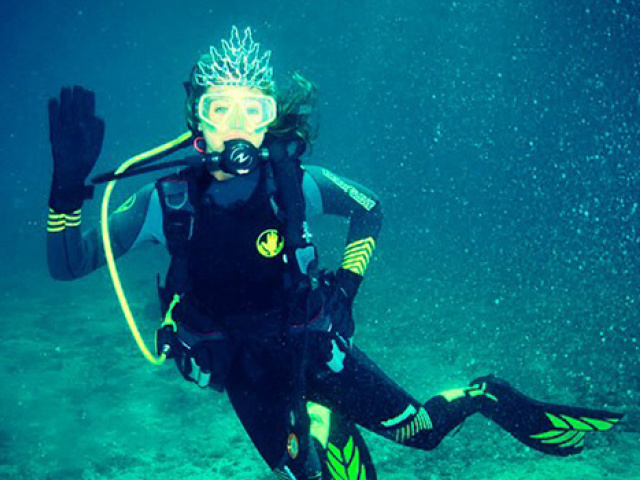 Meet the Queen of Scuba