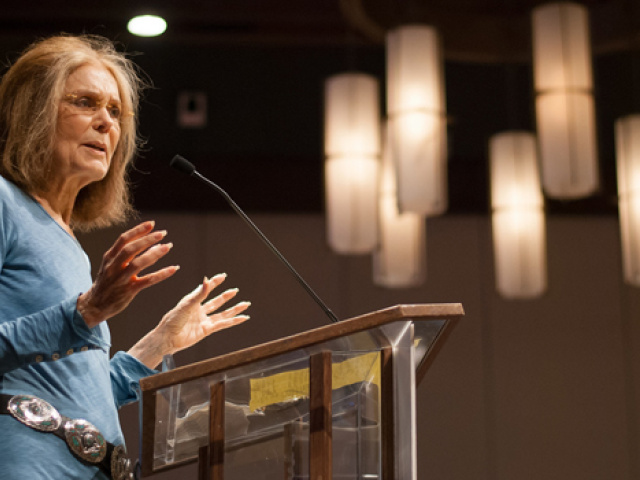 Gloria Steinem Inspires at Family Violence Conference