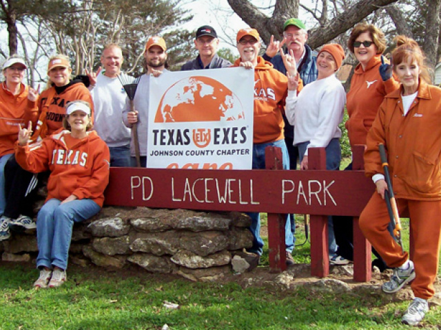 Johnson County Chapter Plants Orange & White Flowers