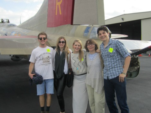 World War II Scholars Fly High in B-17 Bomber
