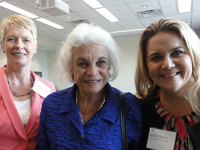 Sandra Day O'Connor Promotes Civics in Wide-Ranging UT Talk