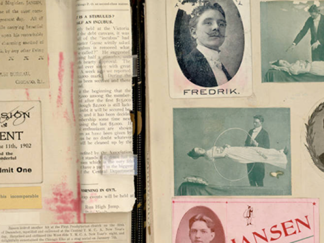Ransom Center Offers A Look Inside Harry Houdini's Scrapbooks