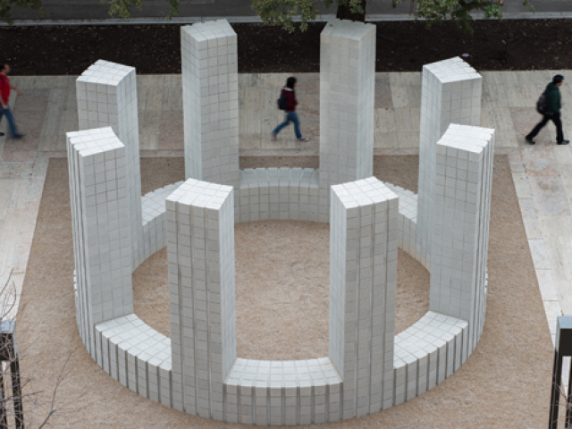 Sol LeWitt Artwork Unveiled at UT's New Computer Science Building