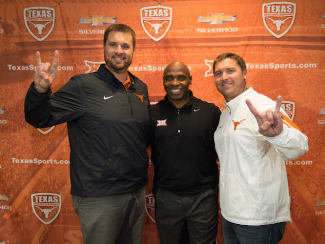 Texas Introduces New Football Coaches Gilbert and Mattox