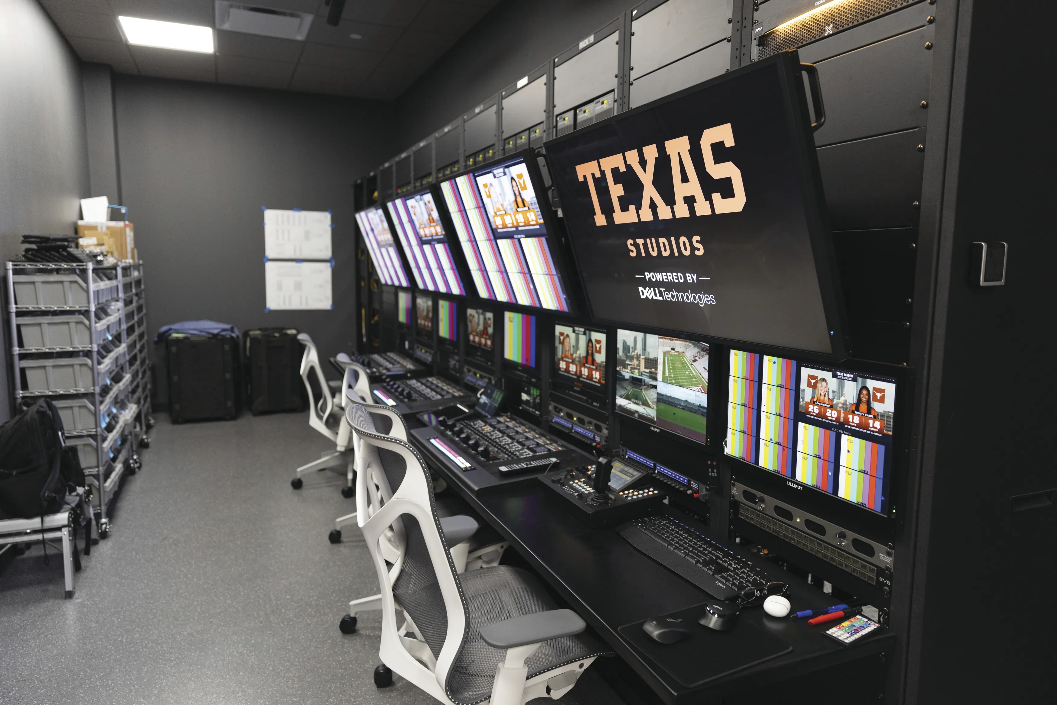 The interior of Texas Studios. 