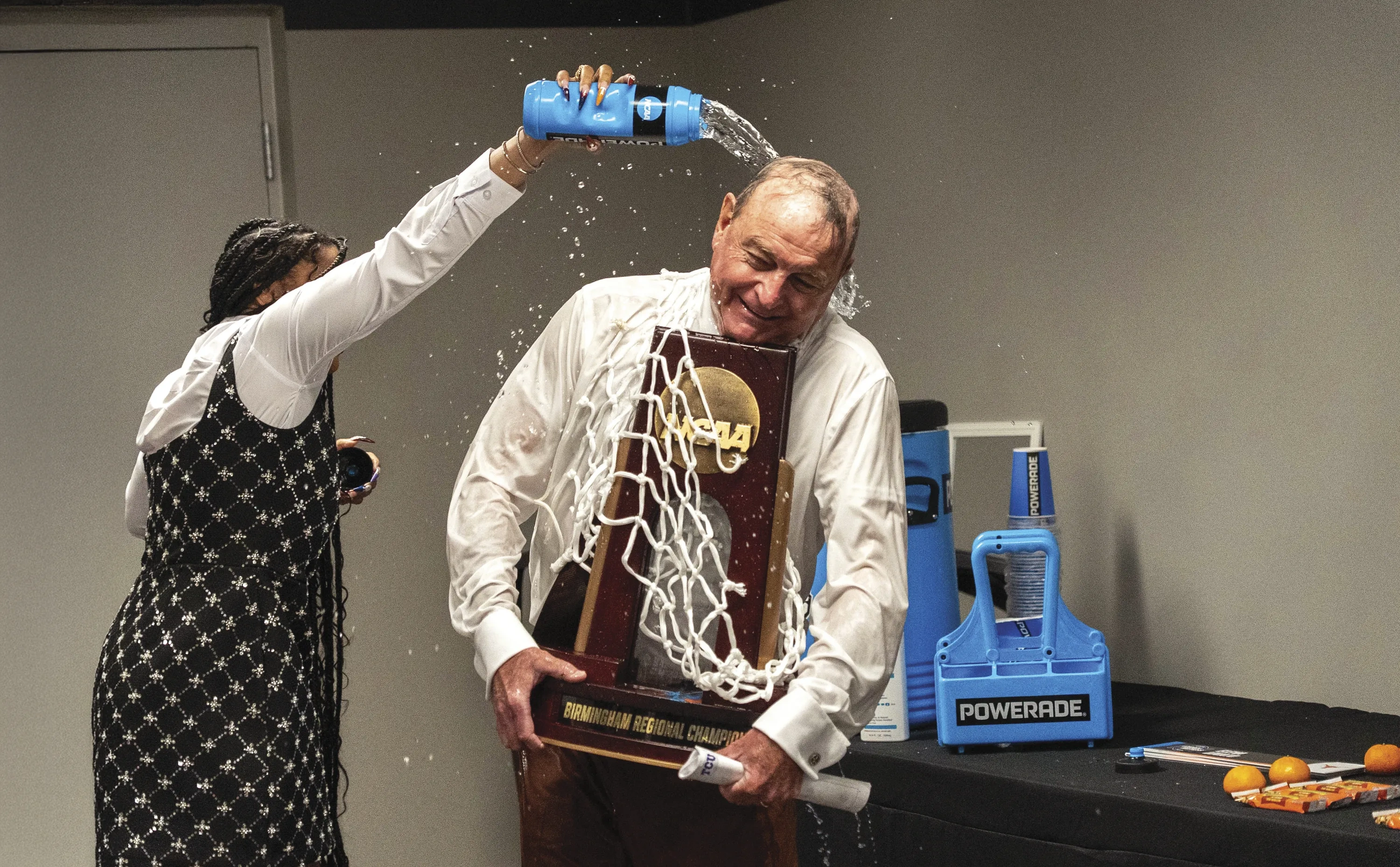 Schaefer after winning Elite Eight vs TCU March 31 2025