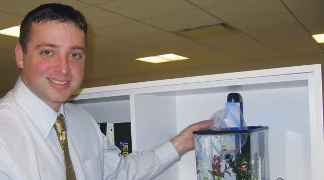 A Blake Setting up a GloFish Aquarium