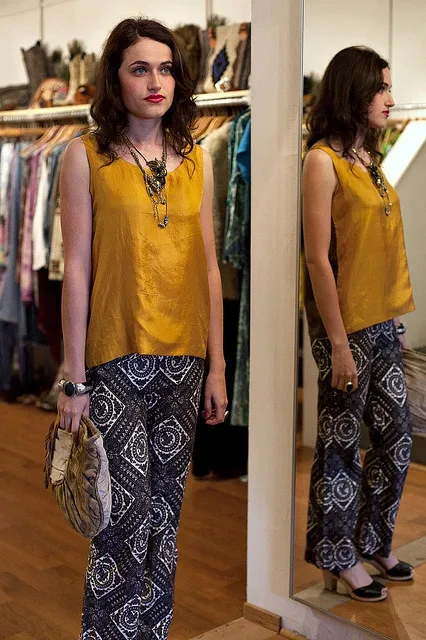 Printed pants