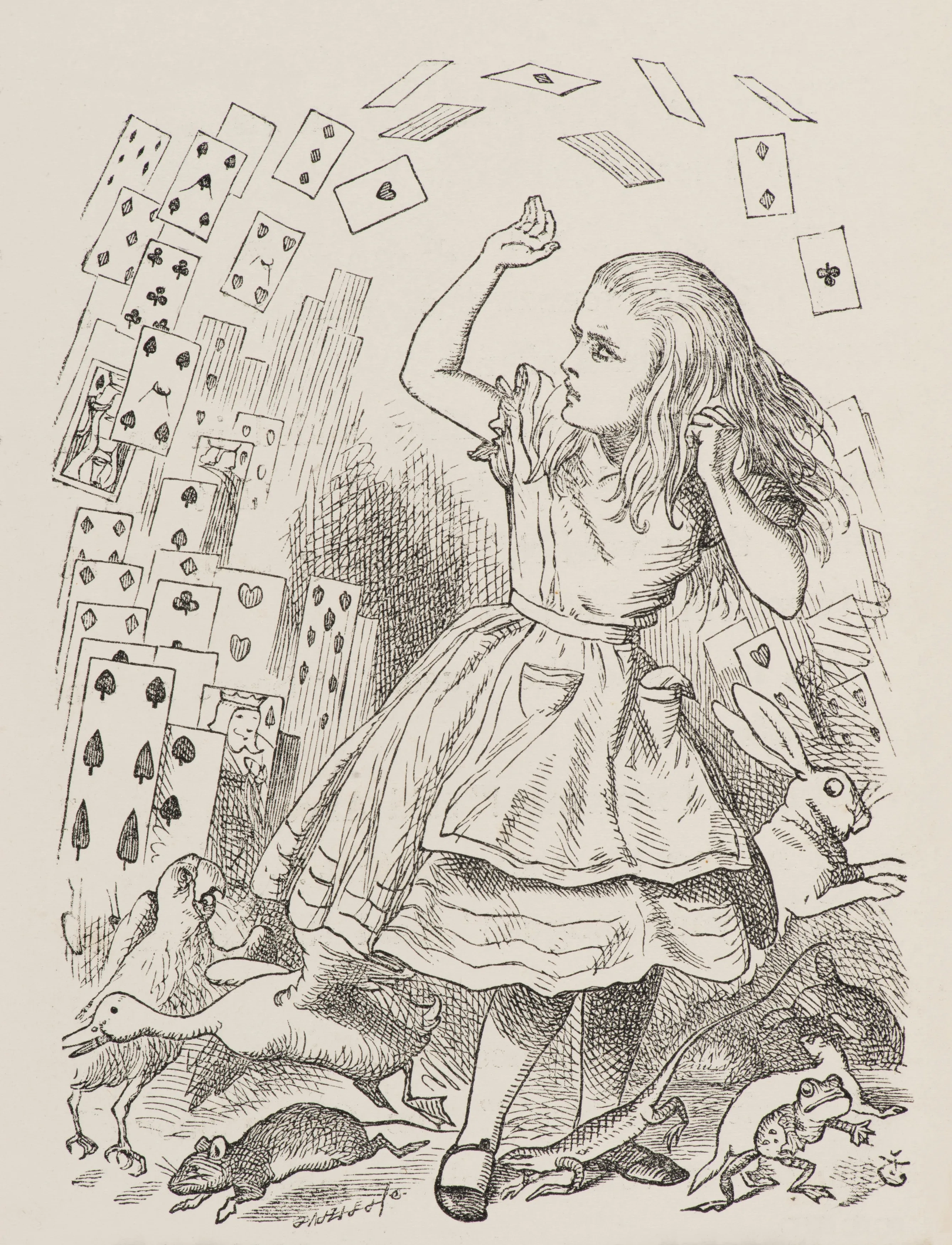 John Tenniel's illustration of Alice from Alice in Wonderland