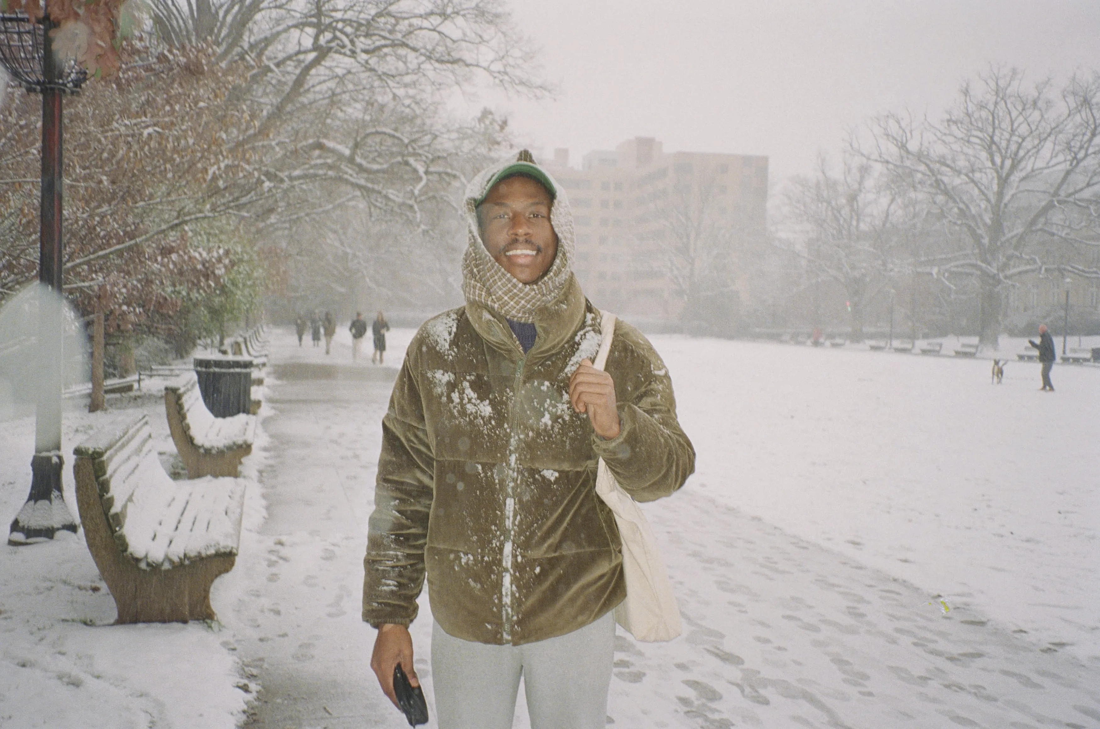 Cooks in the snow