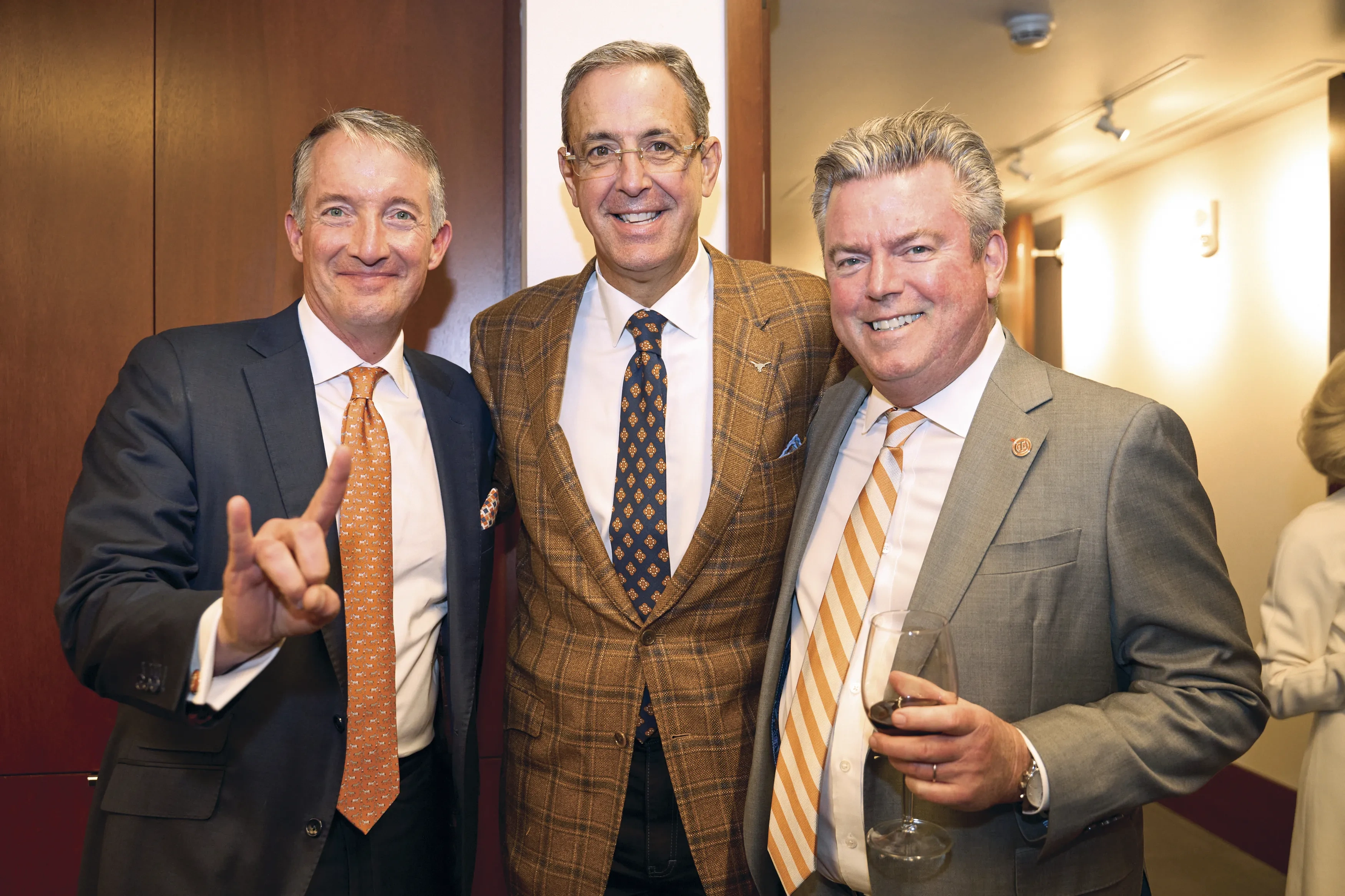 Jay Hartzell, Chris Del Conte, and Chuck Harris