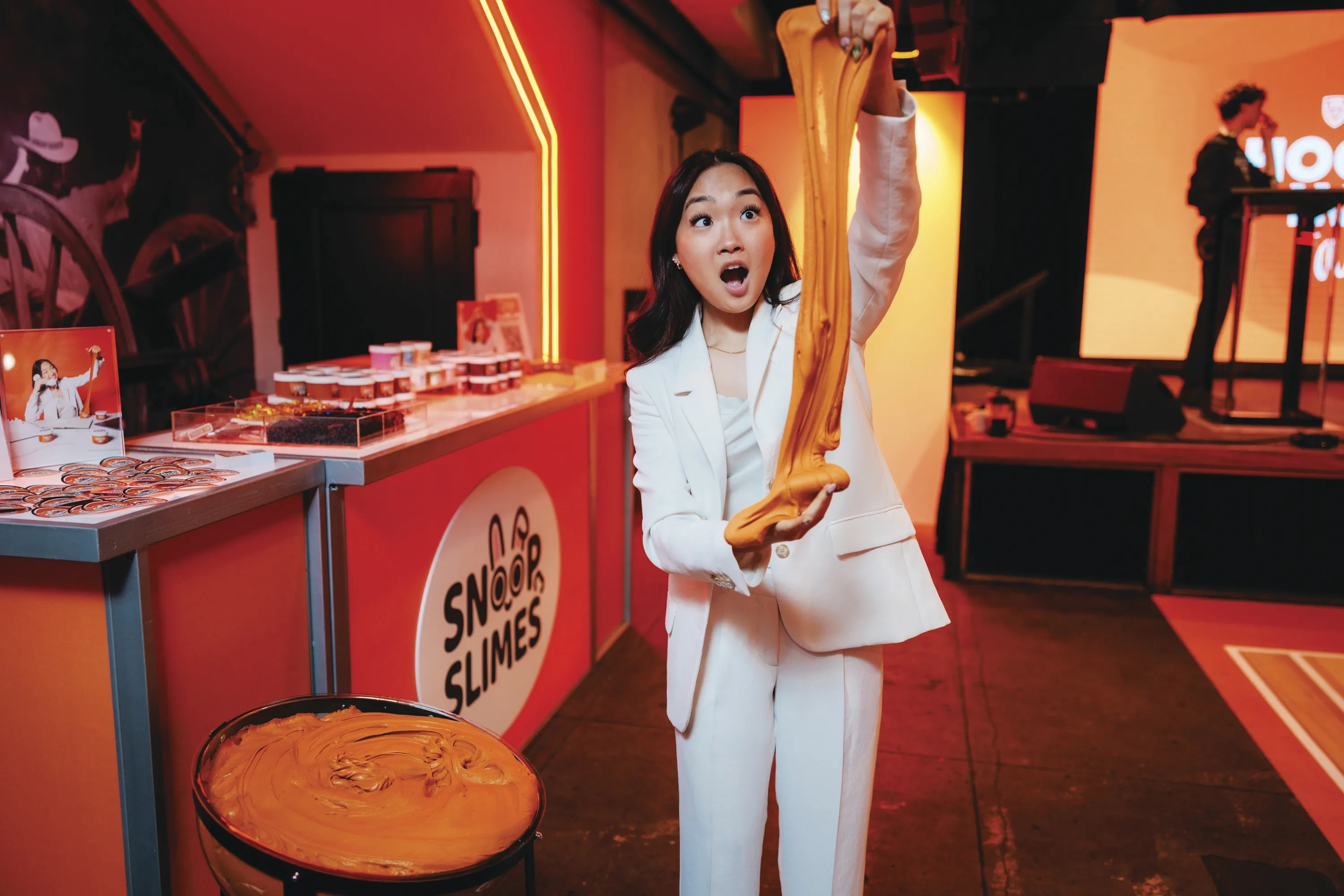 Founder of Snoop Slimes with her slime