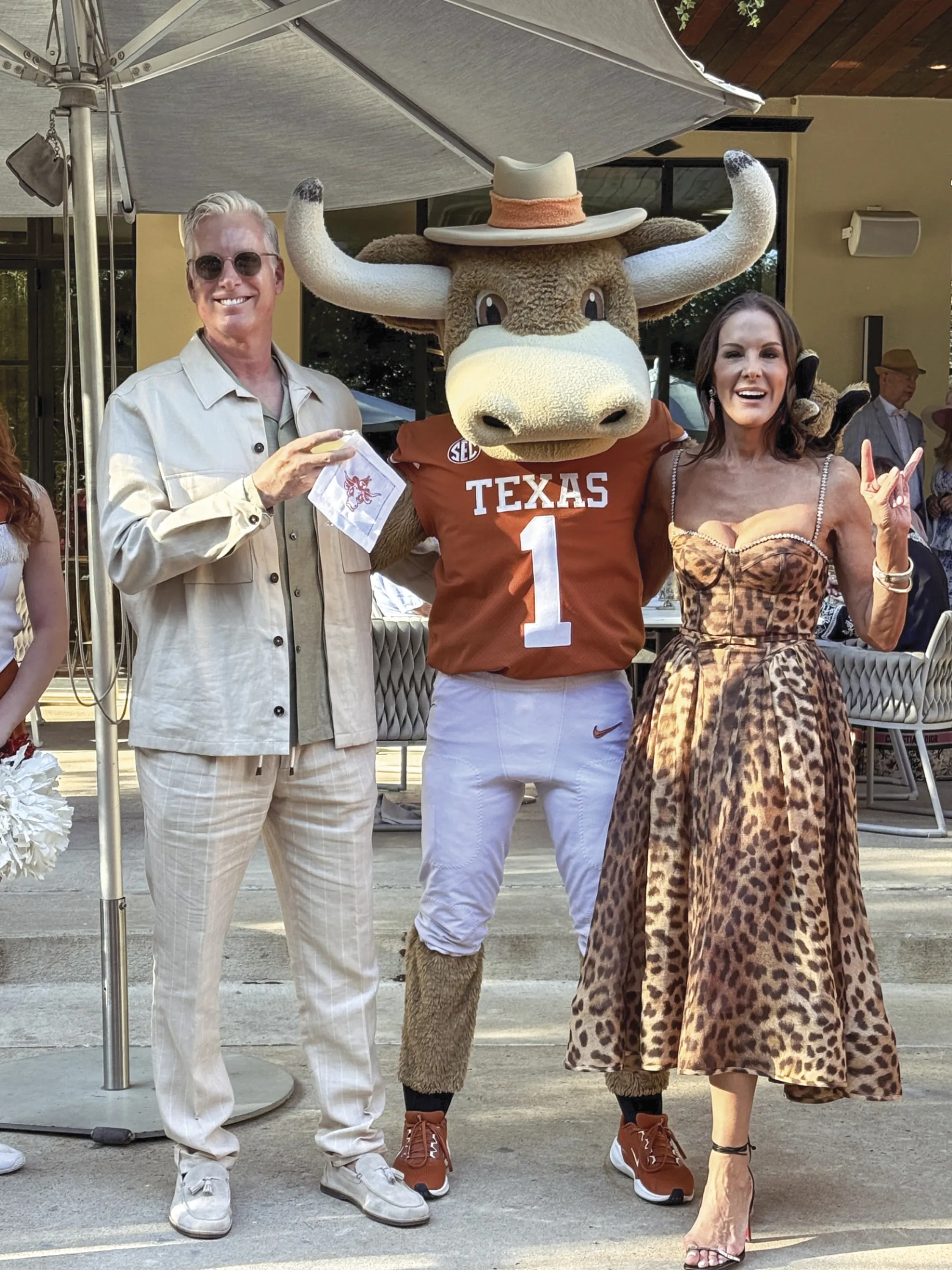 Jones and Marsha with Hook 'Em