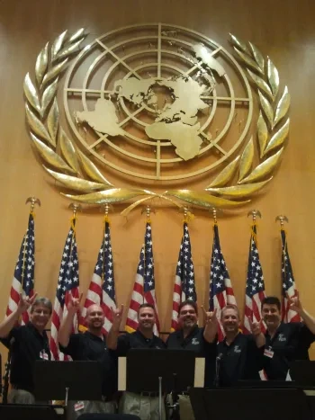 Horns Up in Geneva, Switzerland