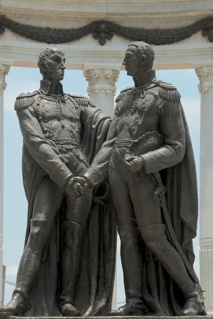 16. Freemasons Bolivar and San Martin