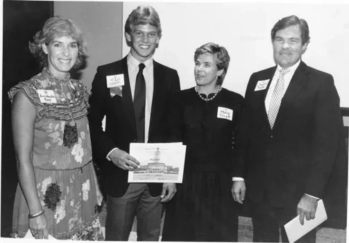 Ann Hardie Reed, scholar Mikal Watts, CharlieMary Hardie Teeple
