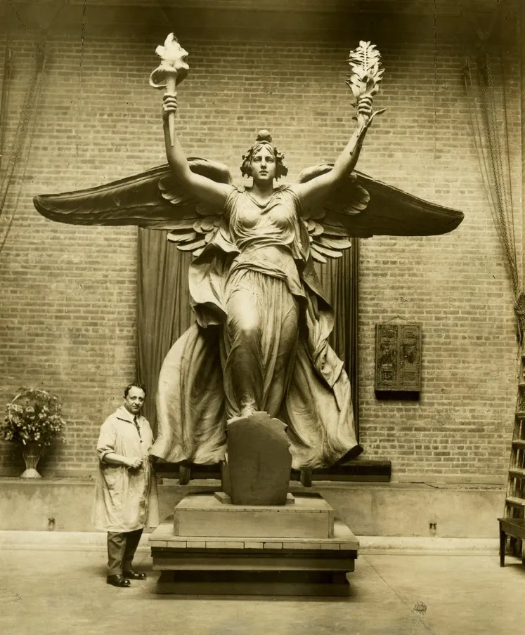 Pompeo Coppini with Littlefield Fountain