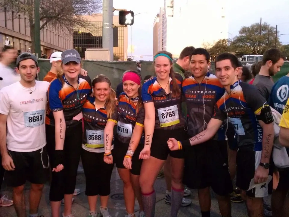 Texas 4000 running for Ruel