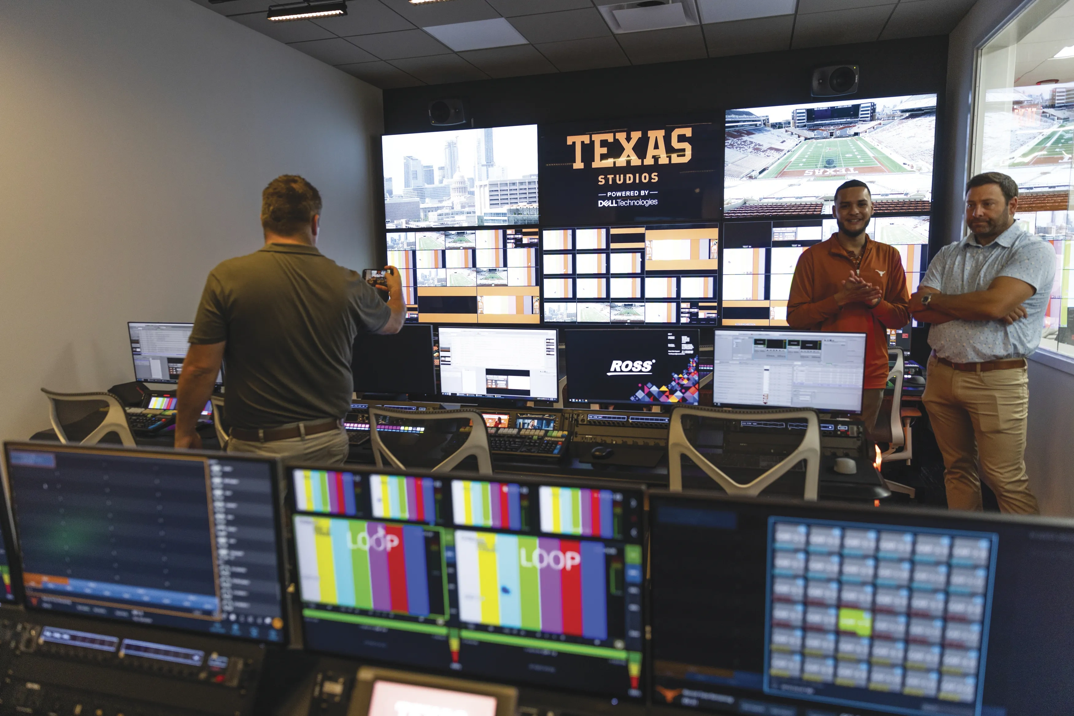 The interior of Texas Studios. 