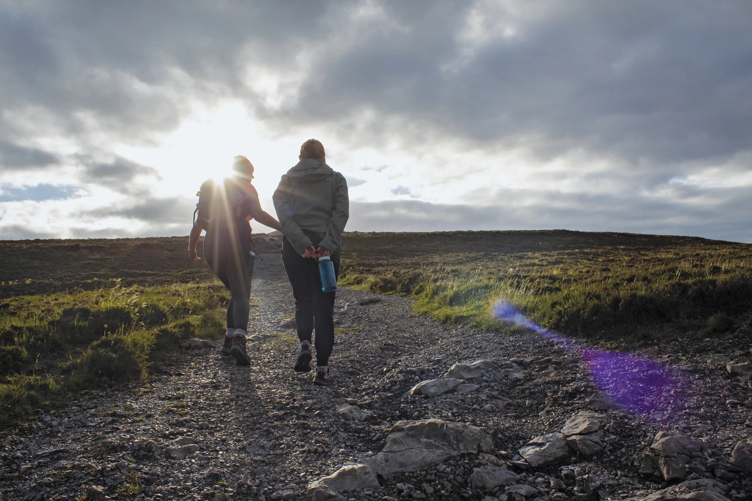 Students walk through Ireland
