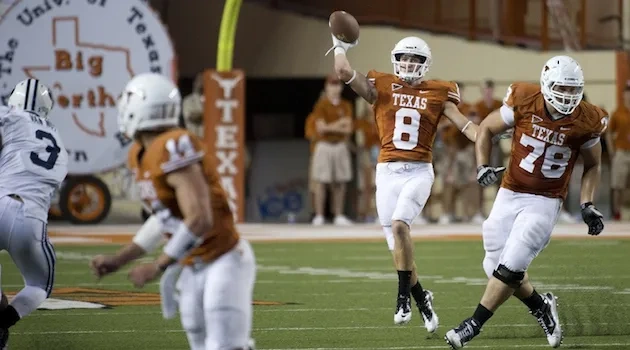 Longhorns Hit the Field for First Football Practice 