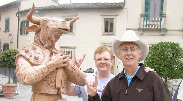 A Longhorn Matador in Italy