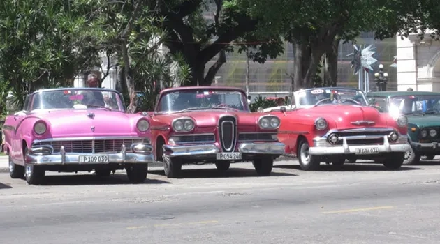 A-taxi-stand-in-Old-Havana.