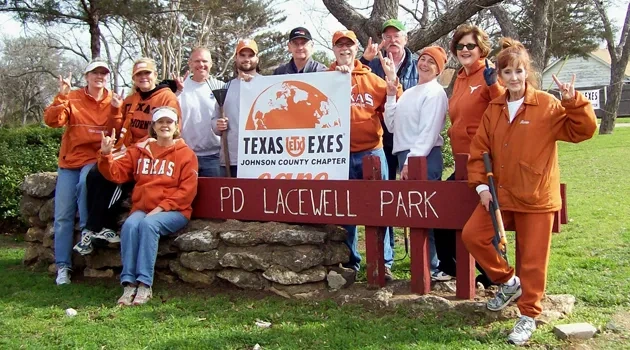 Johnson County Chapter Plants Orange & White Flowers
