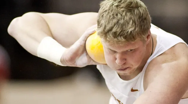 Shot Put Throwers Make Fierce Longhorn Trio 