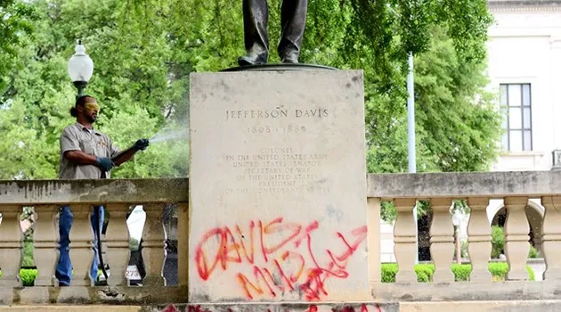 Davis Statue Will Be Moved to Briscoe Center