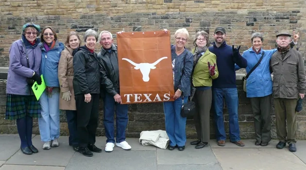 Flying Longhorns Visit Scotland