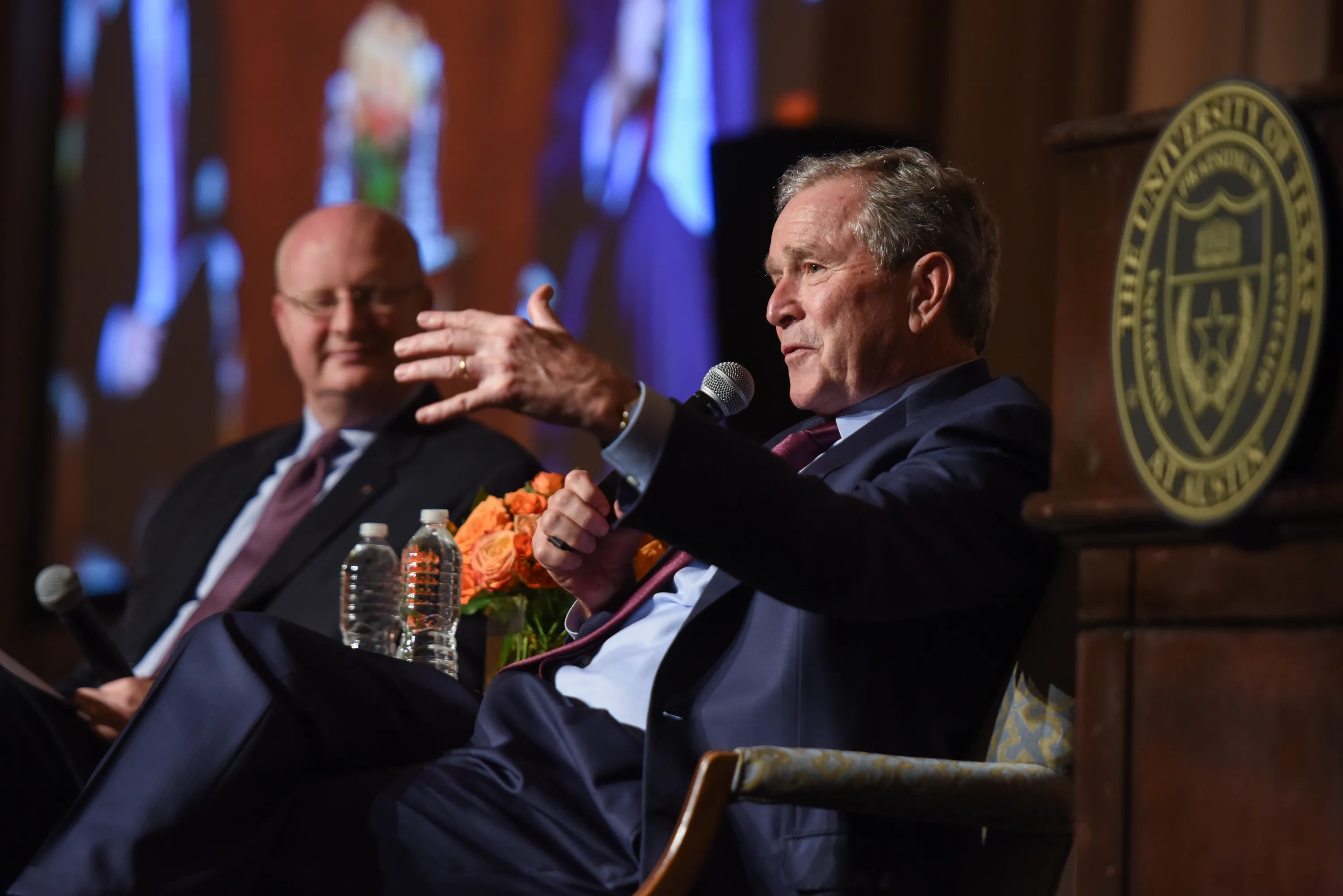 Clements Center event with President George W. Bush. Photo by Grant Miller