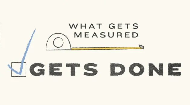 What Gets Measured Gets Done