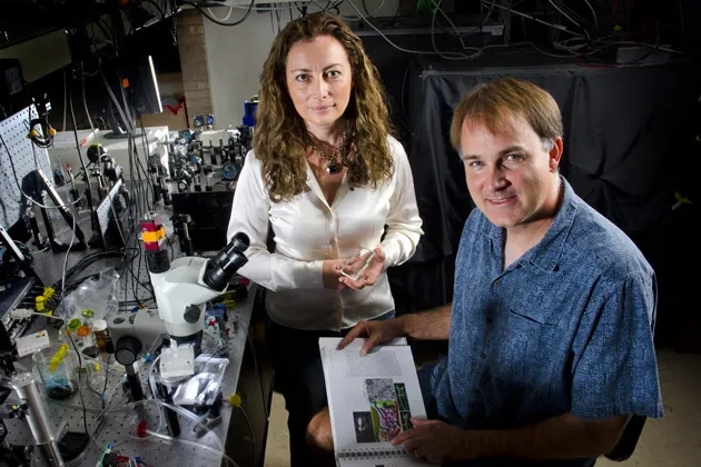 Ben-Yakar, Adela 2011 in her lab