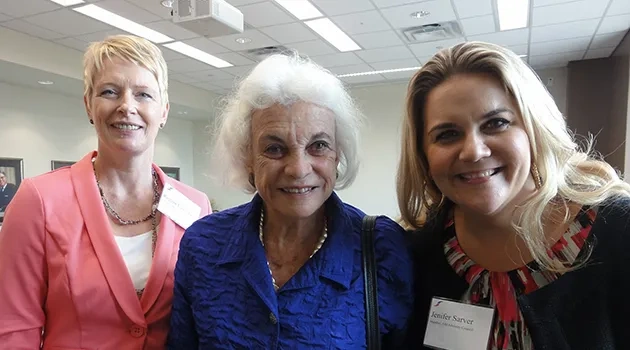 Sandra Day O'Connor Promotes Civics in Wide-Ranging UT Talk