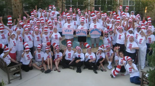 Longhorn Village Chapter Shows Off For 'Good Morning America'