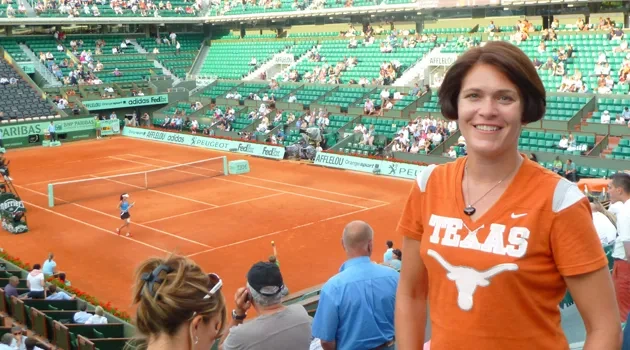 Longhorn Sees Orange at the French Open