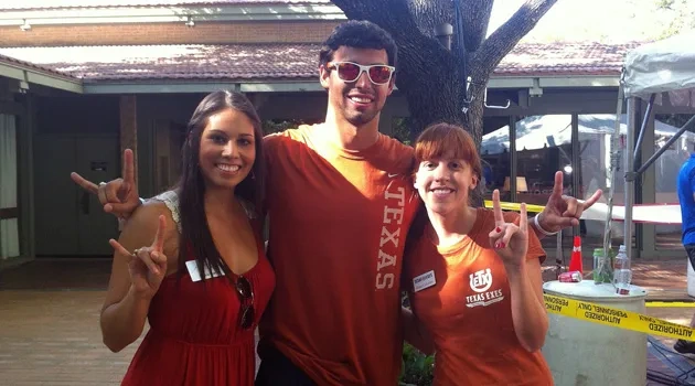 Longhorn Olympian Ricky Berens Swings By Texas Exes Tailgate