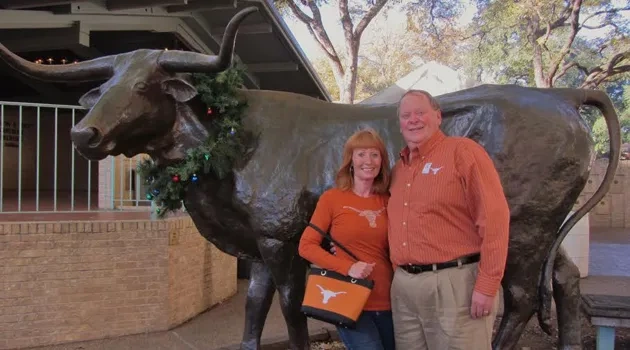 Spending Thanksgiving at the Texas Exes Tailgate