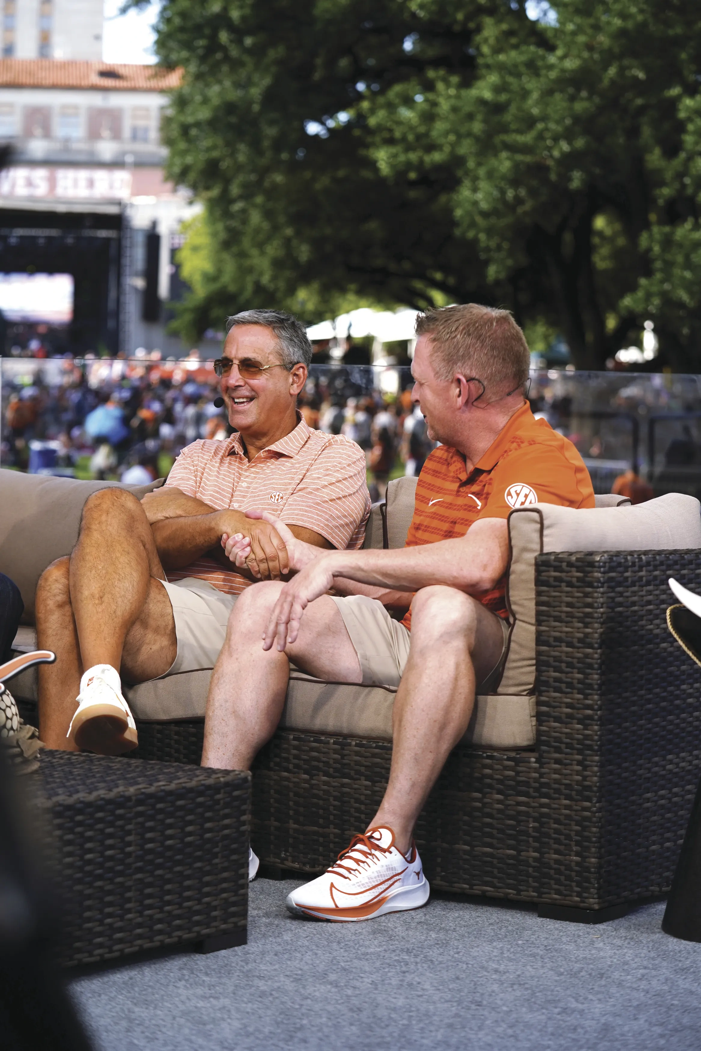 Del Conte enjoying the SEC celebration